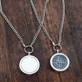 Engraved Compass Necklace | Perfect Personalized Gift